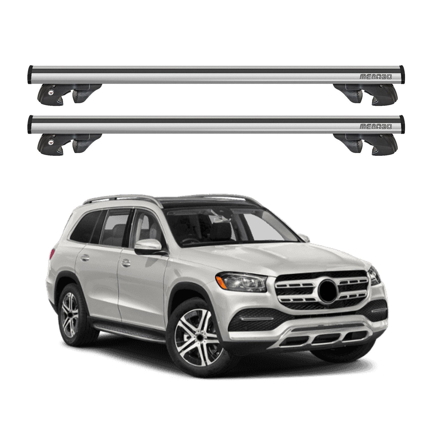 OMAC USA Cross Bar for Mercedes GLSClass 20192022 Top Carrier Luggage