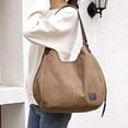 thumbnail image 4 of Sac à Bandoulière pour Femme à Multiples Poches, Sac à Main Mode en Toile de Coton, Fourre-Tout, Sac à Main, 4 of 5