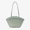 Light Green, variant on Hand Woven Leather Tote Bag, 2 Ways Hand Shoulder Beach Purse, Light Green