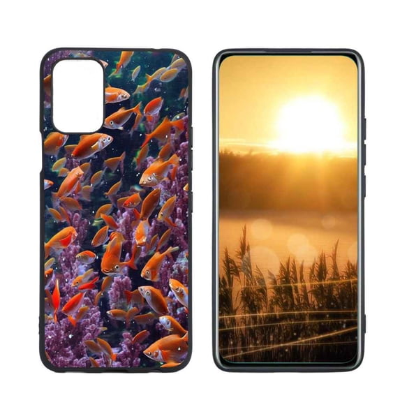 Fishes-232 Phone Case, Degined for LG K42 Case Men Women, Flexible Silicone Shockproof Case for LG K42