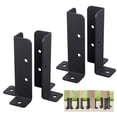 thumbnail image 2 of 4 Pcs Supports de Base Réglables pour Poteau de Terrasse pour Pergola, 2 of 8