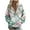 Green#1, variant on Hoodies for Women Casual Long Sleeve Zip Up Hooded Sweatshirts Fall Winter Fashion Floral Print Jacket Coats with Pockets