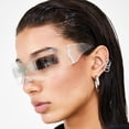 thumbnail image 3 of Gafas de Sol Dollger futuristas espaciales cíclope sin montura unisex, 3 of 8