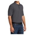 thumbnail image 4 of Mafoose Mens Short Sleeve Core Blend Male Pique Polo Shirt Charcoal M, 4 of 6