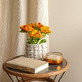 thumbnail image 3 of 10 in. Orange Anemone Flower Bouquet in White Basket, 3 of 4