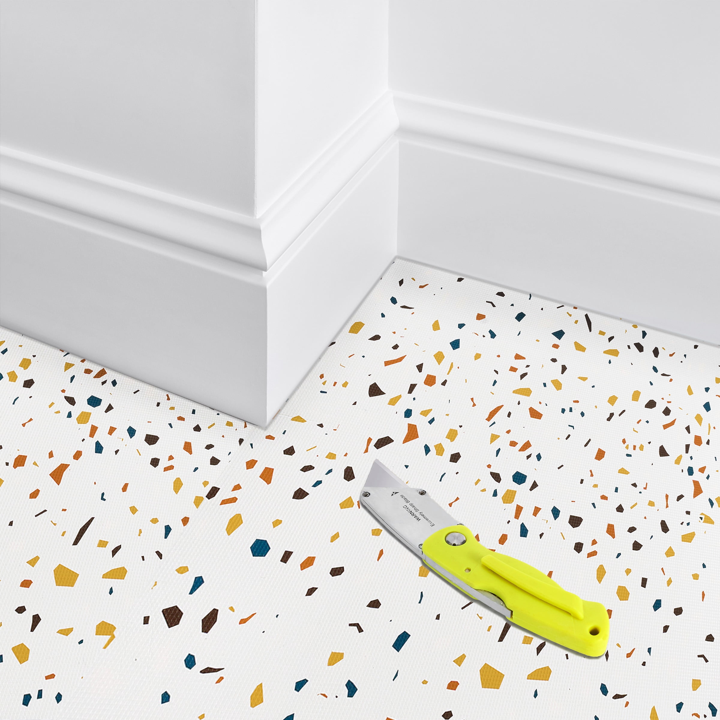 Sorbus Waterproof Foam Floor Tiles, 24 Tiles, 96 Sq Ft, Interlocking, Confetti