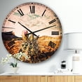 thumbnail image 2 of DesignArt Grande Horloge Murale Cactus sous Ciel Nuageux, 2 of 2