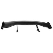 Ikon Motorsports Compatible with Universal 57 Inch ABS Black GT Wing Span JDM Trunk Spoiler Wing 57 Inch