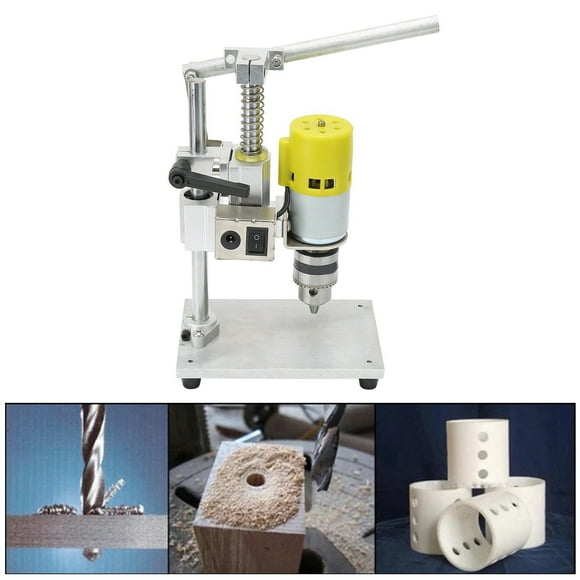 Benchtop Drill Press Mini Small Bench Drilling Machine Household DIY 1.5x10mm Chuck AC 110-240V