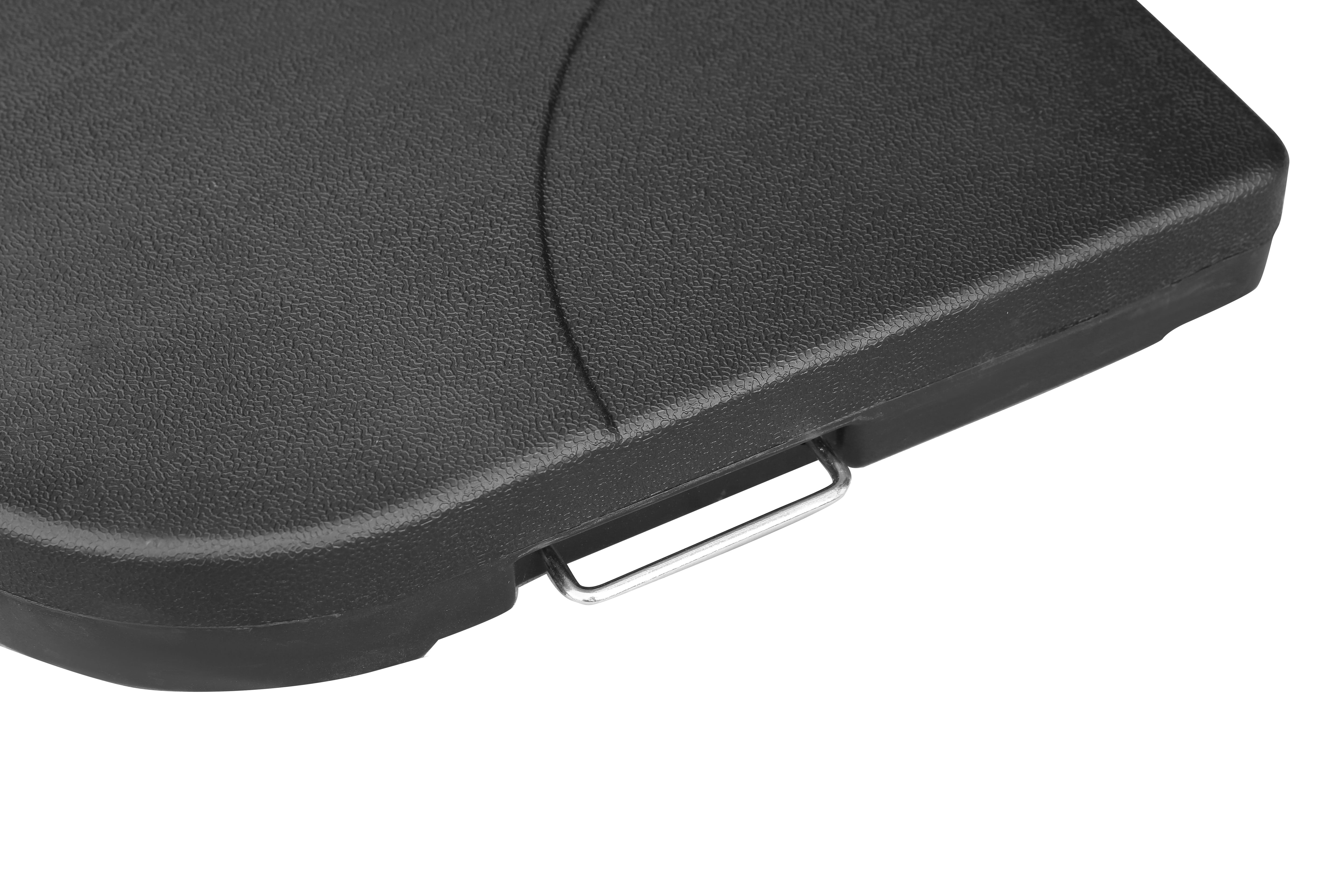 Westin Outdoor 4-Piece Universal Standard Cross Base Umbrella Weights for Cantilever Patio Umbrella, Black