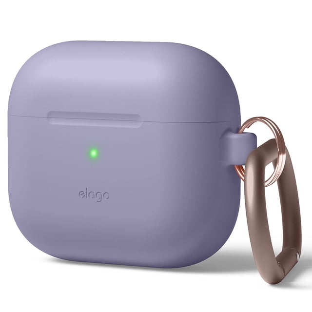Funda de silicona Elago compatible con AirPods 3rd Gen Lavender