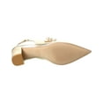 thumbnail image 4 of Stuart Weitzman Pia Mary Jane Leather Slingback Pump, 8, Silver, 4 of 5