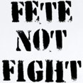 thumbnail image 2 of CafePress - Fete Not Fight Body Suit - Baby Light Bodysuit, Size Newborn - 24 Months, 2 of 4