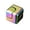 A004- Multicolor, variant on Black Cube Squeeze Spinner, 1X1X1 Inch Stainless Steel Metal Squeeze, Squeeze Cube for Adults, Desk Toys for Office for Adults, Compact Portable Fingertip Spinner Toys for Silent
