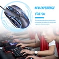 thumbnail image 1 of Gaming Mouse Low-noise 7 Color Backlight 6 6 Key Mechanical Key Anti-slip Mechanical Mouse Gaming Accessory, Grey, 1 of 9