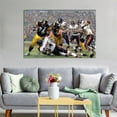 thumbnail image 5 of American Football Jerome Bettis Vs Brian Urlacher Canvas Poster Wall Art Picture Prints Hanging Photo Gift Decor Home Posters Artworks 16x24inch(40x60cm), 5 of 6