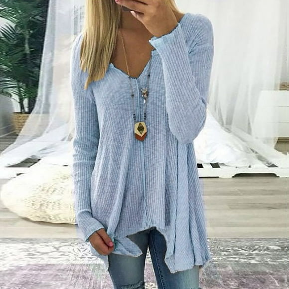 EGNMCR Cardigan Sweaters for Women, Sweaters for Women Women's New Loose Sweater Sleeve Shirt Knitted Tops Women Sweater