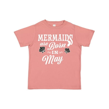 

Inktastic Mermaids are born in May Birthday Gift Toddler Boy or Toddler Girl T-Shirt