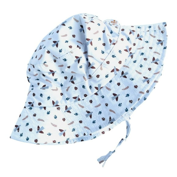 Lox Lion Baskatong Chapeau Bob d'Été pour Bébé - Oiseaux (Moyen, 12-24 Mois)