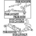 thumbnail image 2 of Febest LEFT UPPER FRONT ARM # 0124-LH154LH OEM 48067-29095, 2 of 2