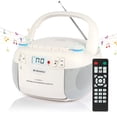 thumbnail image 1 of Reproductor de casetes de CD Boombox M-Amazup Radio Bluetooth, 1 of 8