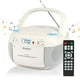 thumbnail image 1 of Reproductor de casetes de CD Boombox M-Amazup Radio Bluetooth, 1 of 8
