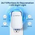 thumbnail image 4 of Clarifion - Air Ionizers for Home (3 Pack), Negative Ion Filtration System, Quiet Air Freshener for Bedroom, Office, Kitchen, Portable Air Filter Odor, Smoke Dust, Pets, Eliminator, Mini Air Cleaner, 4 of 7