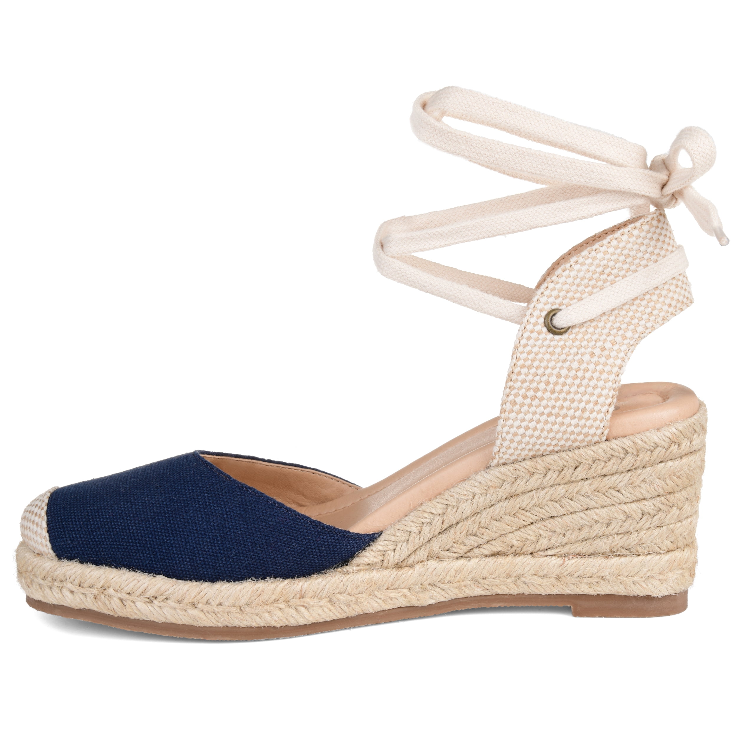 Journee Womens Monte Wedge Heel Espadrille Sandals, Widths Available