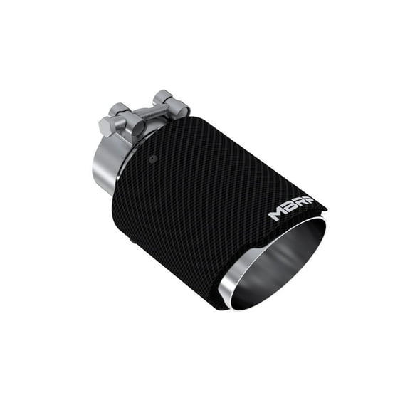 MBRP CARBON FIBER WRAPPED EXHAUST TIP  2.5" INLET  4" OUTLET 6.5" LONG T5176CF