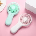 thumbnail image 7 of Mini Handheld Fan Battery Operated Small Personal Portable Fan Speed Adjustable USB Rechargeable Fan Cute Design Powerful Fan for Stylish Kids Girls Women Men Indoor Outdoor Travelling, 7 of 7