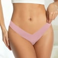 thumbnail image 2 of Spring Savings Clearance 2025! abtuhar Satin Panties,Plus Size Underwear for Women,Womens Solid Color Underwear Breathable Sports Four Cornered Underwear Lace Briefs Pink XL, 2 of 5