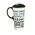 thumbnail image 2 of Cypress Home Dog Rules Ceramic Travel Coffee Mug, 17 ounces, 2 of 2