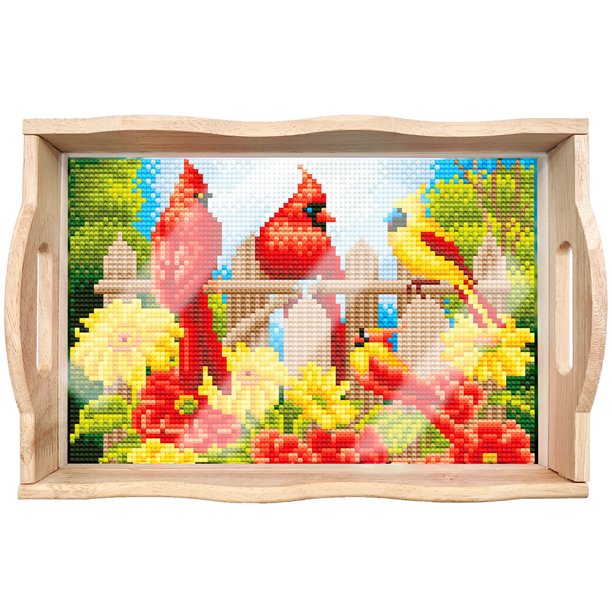 Bandeja Organizadora Cena Mesa Bandejas Decorativas Pintura Diamantes