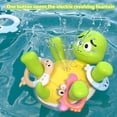 thumbnail image 4 of Juguete De Tortuga De Baño, Lindo, Divertido, Fácil De Usar, Juguete De Bañera De Tortuga Eléctrico Realista Con 5 Anillos Para Baño, 4 of 7