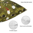 thumbnail image 3 of Honeii Gnomes Playing in the Garden Print Throw Pillow, Square Decorative Pillow Forms Soft Fluffy Plump Pillow Decorative Pillow Inserts,Couch Pillows-20"x20", 3 of 7