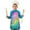 Rainbow Tie Dye, variant on Rainbow Tie Dye Swirl Pattern Kids Aprons for Girls and Boys,Adjustable Neck Strap Toddler Aprons for Kids Cooking Baking