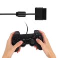 thumbnail image 2 of Manette de jeu filaire à double moteur, très sensible, pour console PS2, 2 of 4