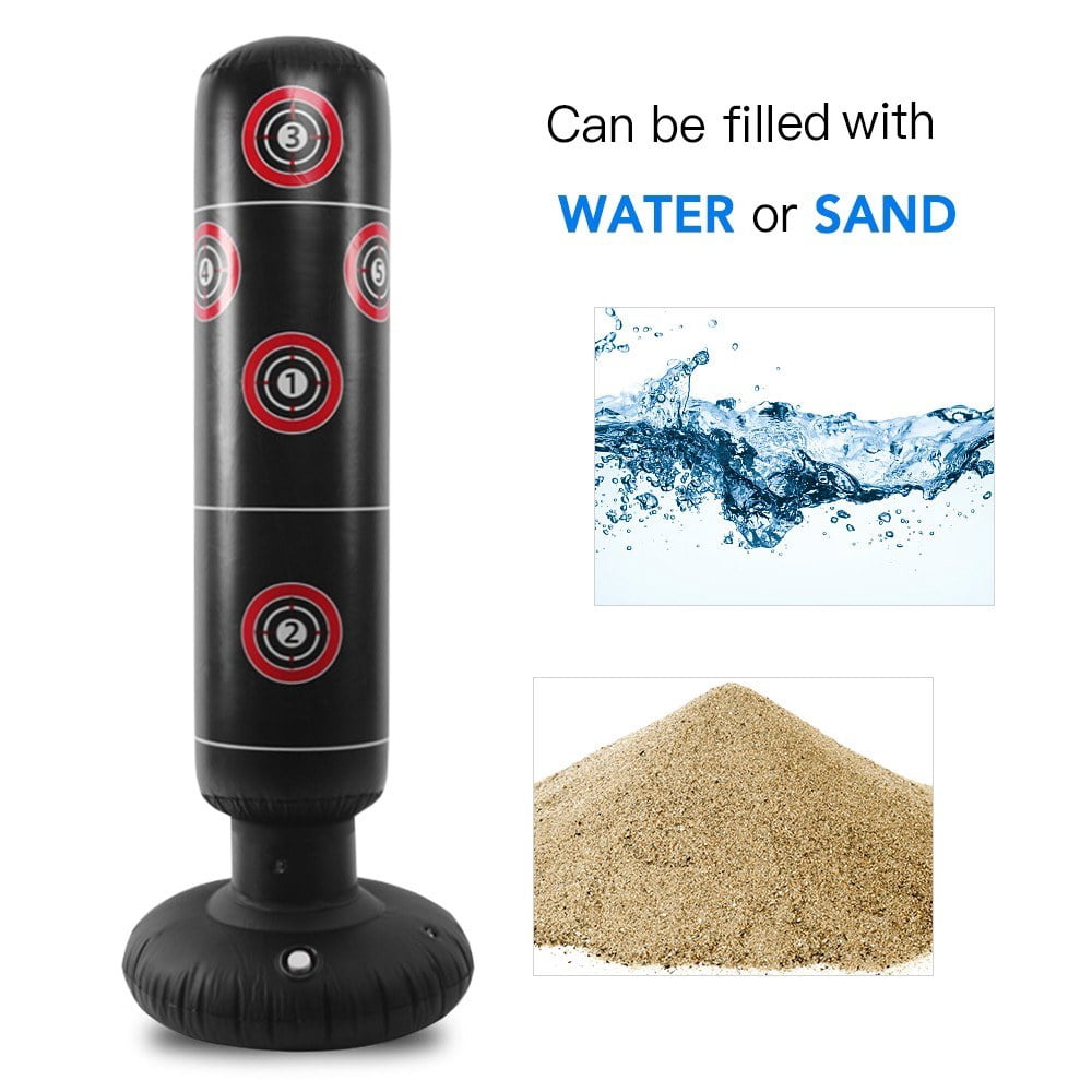 Inflatable Fitness Punching Bag Stand for Indoor Boxing