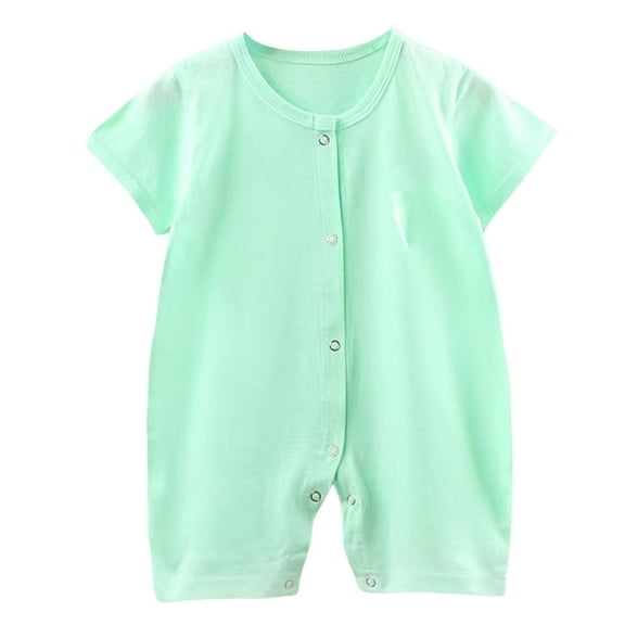 Newborn Baby Cotton Mesh Bodysuit for 0-6 Months Infant Baby Suit Newborn Crawling Suit Short Sleeved Thin Coat Infant And Toddlert
