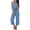 Blue, variant on VBVC Women's 2 Piece Sleeveless Color Block Set,Tank Top and Capri Pants For Women,Ladies Summer Comfy Travel Loungewear with Pockets,Army Green,S-3XL