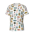thumbnail image 3 of Rocae Colorful Insects for Men's Moisture-Wicking Crew Tee - T-Shirt for Sports, Outdoor Activities, and Casual WearSmall, 3 of 9