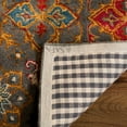 thumbnail image 3 of SAFAVIEH Heritage Jamison Floral Wool Runner Rug, Charcoal/Multi, 2'3" x 8', 3 of 5