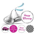 thumbnail image 1 of Darling Souvenir Lil Man is Turning 2nd Birthday Stickers chocolate Labels 190 Pcs-Magenta, 1 of 2