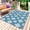 Blue, variant on Blue Floral Outdoor Rug 5x7 Ft - Reversible Patio Rug Outdoor Camping Rugs, Spring Flowers Modern Abstract Art Farmhouse Indoor Outdoor Area Rugs, Non-Slip Outdoor Carpet Runner for Deck/Porch