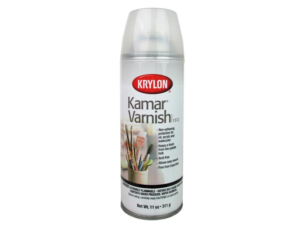 Krylon Artist Spray Kamar Varnish, 11 Oz.