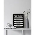 thumbnail image 4 of 8x10in Black Framed Inspirational Framed Canvas Wall Art ZERO TALENT Motivational Positive Quote Sayings Office Home Decor Prints Encouraging Posters, 4 of 5