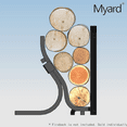 thumbnail image 2 of Myard FG7 Fireplace Grate Wrought Iron Steel High Efficiency Smoke-Free Vertical Firewood Log Burning Holder Rack (7 Bars), 2 of 3