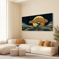 thumbnail image 4 of Oversized Canvas Wall Art Tree of Life with Sun and Moon, Gold Abstract Nature Paintings, Modern Canvas Prints for Living Room Bedroom Home Decoration, 4 of 7
