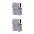 thumbnail image 2 of jesticaly Easy To Close And Open PU Cigarette Case For Business Cards Business Card Case Cigarette Cases Plain grey 2Set, 2 of 6