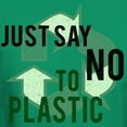 thumbnail image 3 of CafePress - Just Say No To Plastic Dark T Shirt - Men's Classic Graphic Cotton T-Shirt, 3 of 4